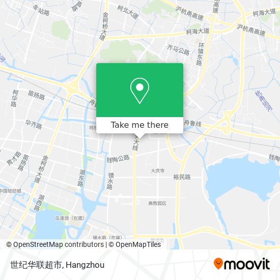 世纪华联超市 map