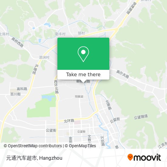元通汽车超市 map