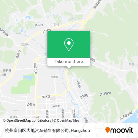 杭州富阳区大地汽车销售有限公司 map
