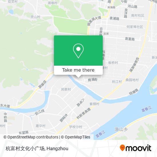 杭富村文化小广场 map