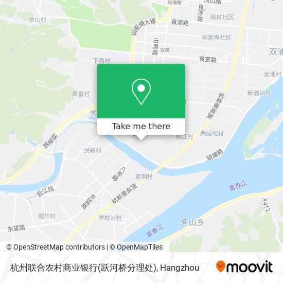 杭州联合农村商业银行(跃河桥分理处) map