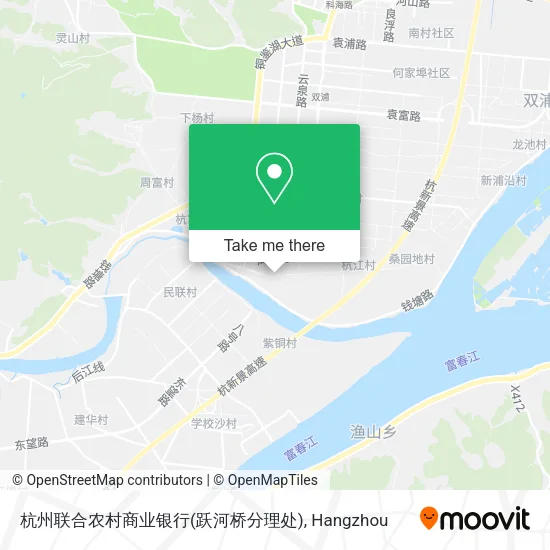 杭州联合农村商业银行(跃河桥分理处) map