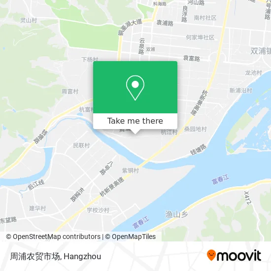 周浦农贸市场 map