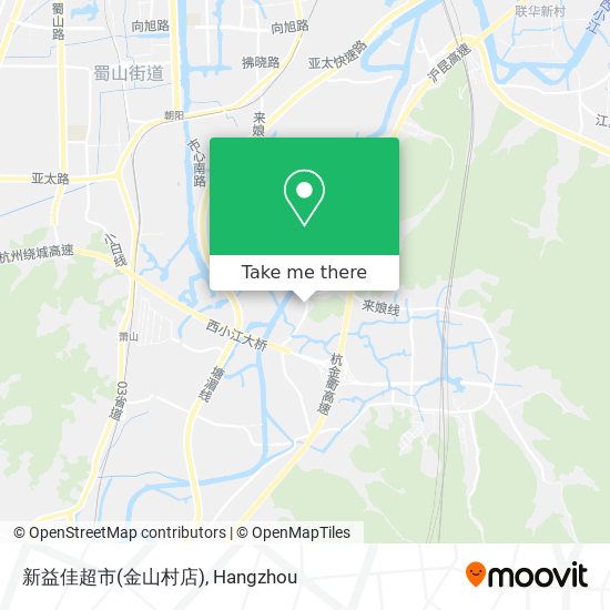 新益佳超市(金山村店) map