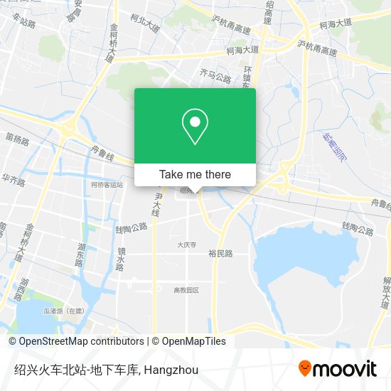 绍兴火车北站-地下车库 map