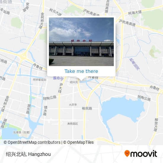 绍兴北站 map