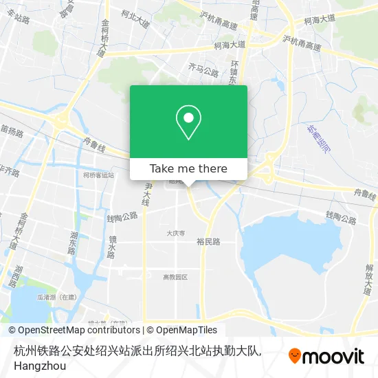 杭州铁路公安处绍兴站派出所绍兴北站执勤大队 map