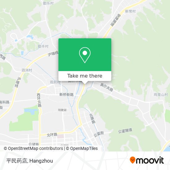 平民药店 map