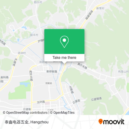 泰鑫电器五金 map