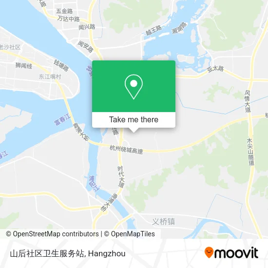 山后社区卫生服务站 map