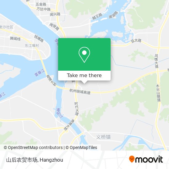 山后农贸市场 map