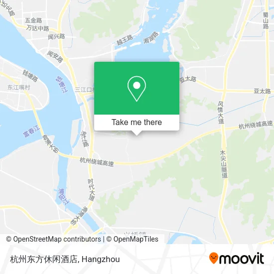 杭州东方休闲酒店 map