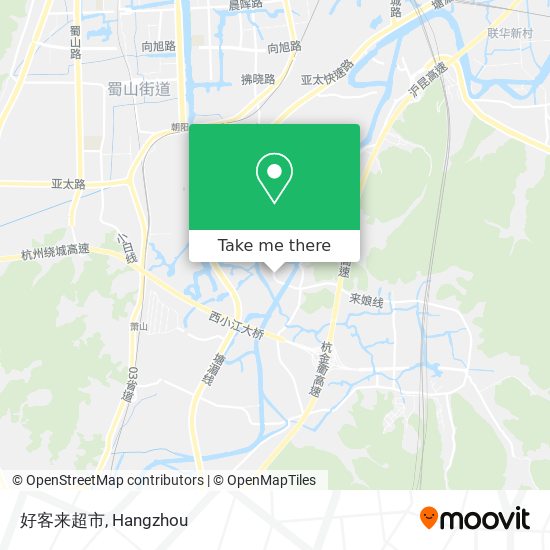 好客来超市 map