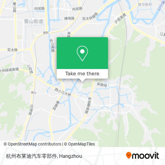 杭州布莱迪汽车零部件 map