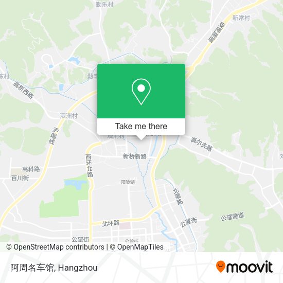 阿周名车馆 map