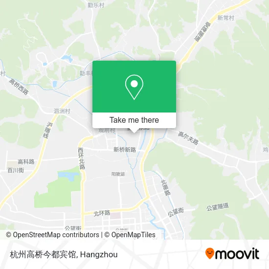 杭州高桥今都宾馆 map