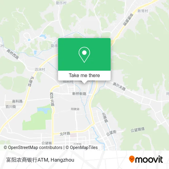 富阳农商银行ATM map