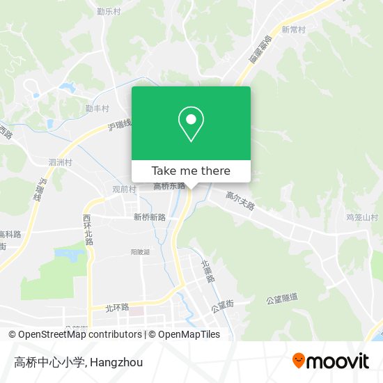 高桥中心小学 map