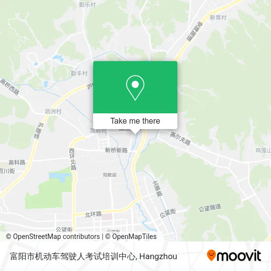 富阳市机动车驾驶人考试培训中心 map