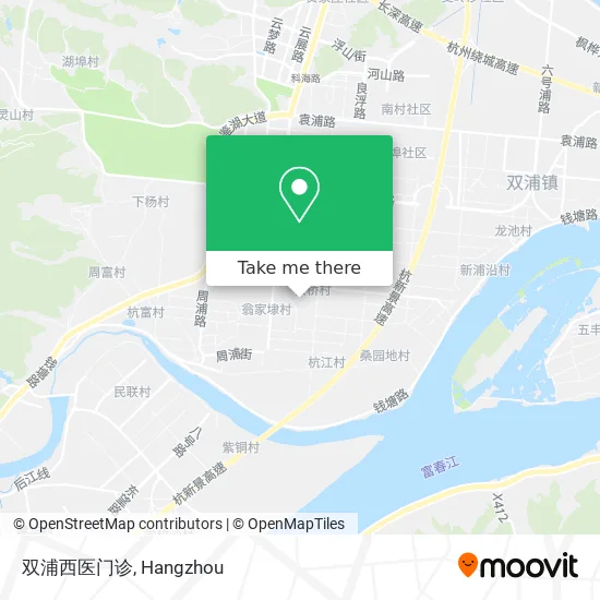 双浦西医门诊 map