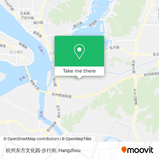 杭州东方文化园-步行街 map