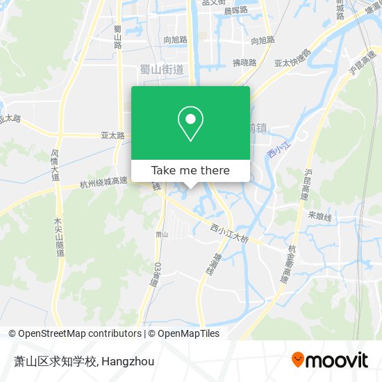 萧山区求知学校 map