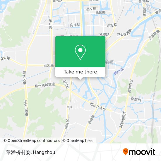章潘桥村委 map