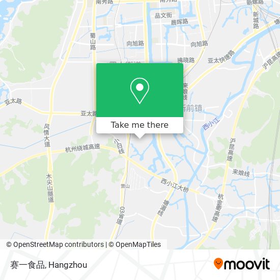 赛一食品 map