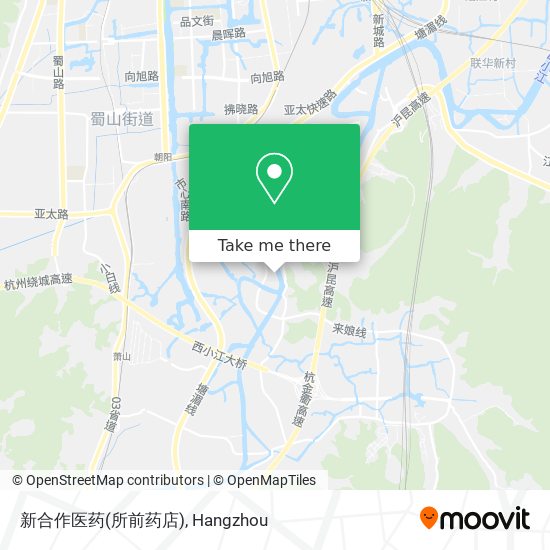新合作医药(所前药店) map