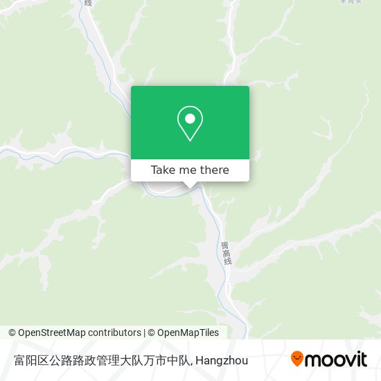富阳区公路路政管理大队万市中队 map