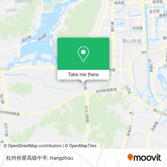 杭州侨星高级中学 map