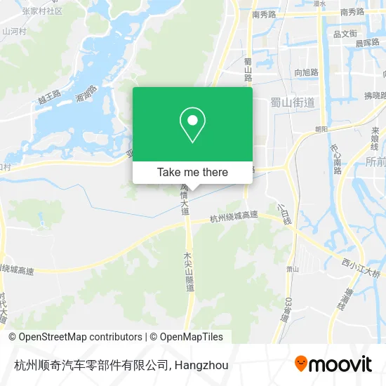 杭州顺奇汽车零部件有限公司 map