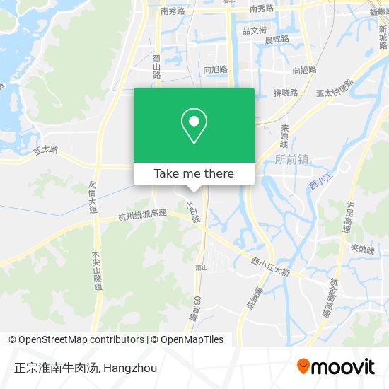 正宗淮南牛肉汤 map