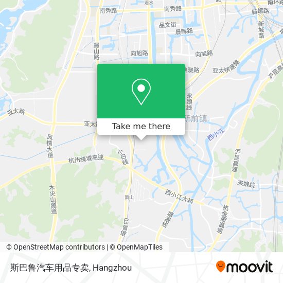 斯巴鲁汽车用品专卖 map