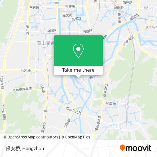 保安桥 map