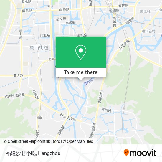 福建沙县小吃 map