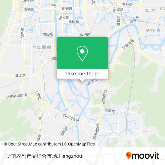所前农副产品综合市场 map