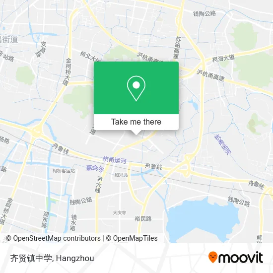齐贤镇中学 map