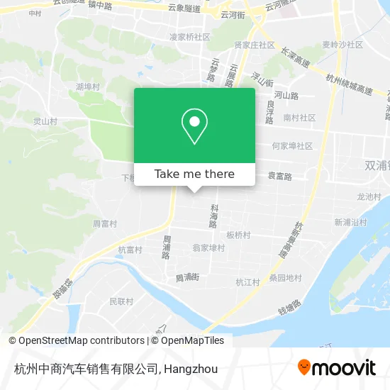 杭州中商汽车销售有限公司 map