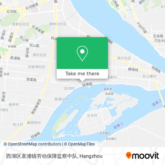 西湖区袁浦镇劳动保障监察中队 map