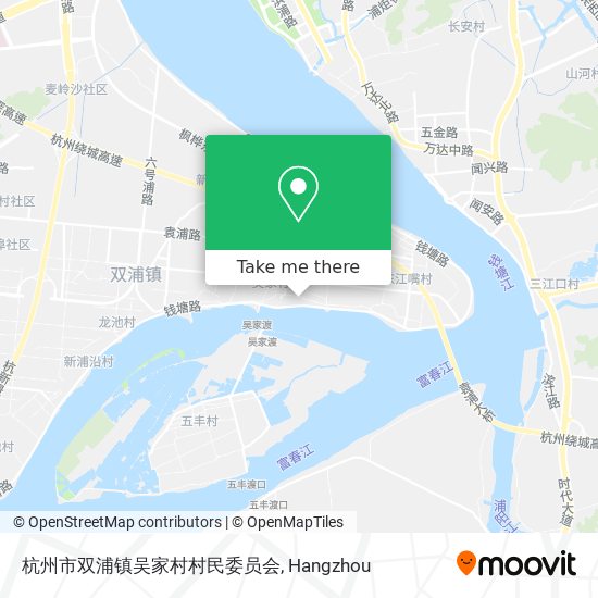 杭州市双浦镇吴家村村民委员会 map
