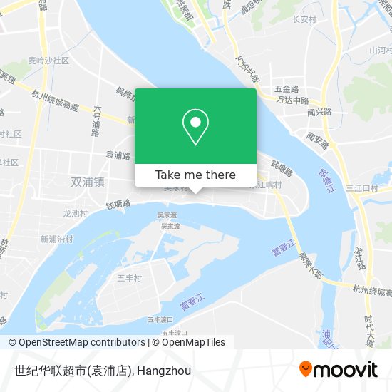 世纪华联超市(袁浦店) map