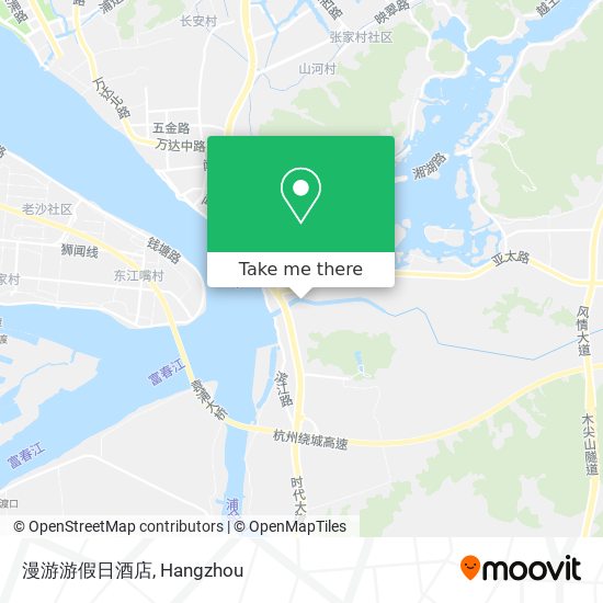 漫游游假日酒店 map