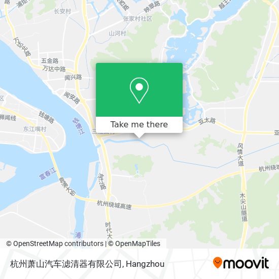 杭州萧山汽车滤清器有限公司 map