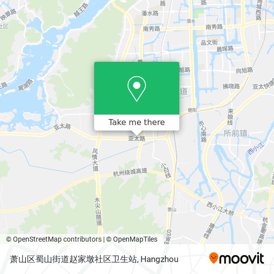 萧山区蜀山街道赵家墩社区卫生站 map