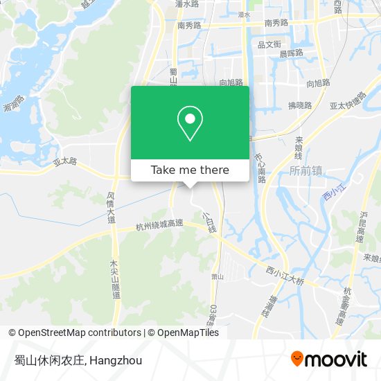 蜀山休闲农庄 map