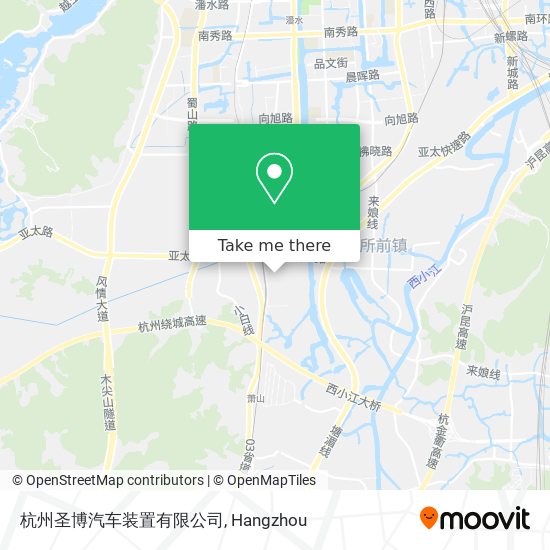 杭州圣博汽车装置有限公司 map