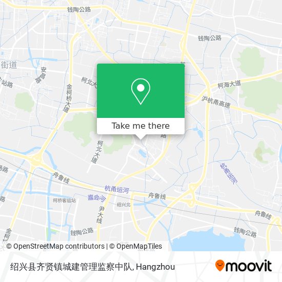 绍兴县齐贤镇城建管理监察中队 map