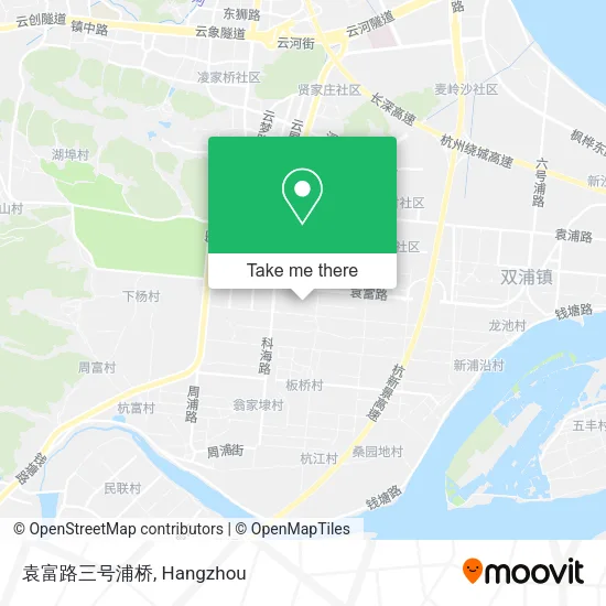 袁富路三号浦桥 map