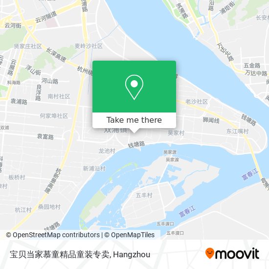 宝贝当家慕童精品童装专卖 map